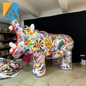 Safari-Theme-Party-Giant-Inflatable-Hippos-Design-1