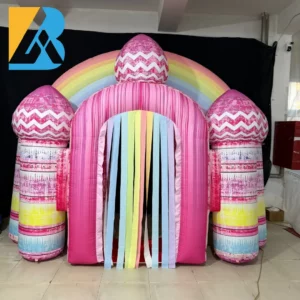 Inflatable-Castle-Backdrop-Arch-for-Princess-Theme-Birthday-Decoration-1